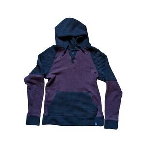 MK Machine Push the Limit Hoodie Hooded Sweatshirt Pullover Size S Red & Black